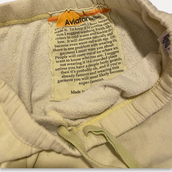 Aviator nation yellow sweatpants - Picture 3 of 3